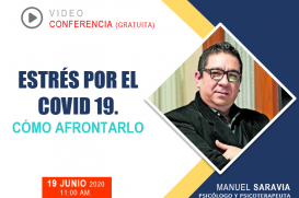 Conferencia Virtual «Estrés por el Covid 19. Cómo afrontarlo»