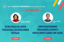 Ciclo de Conferencias Virtuales Gratuitas – Martes 16 Febrero